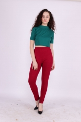 Burgundy Color Churidar Leggings